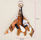 Winged horse bag charm