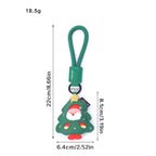 Santa and Reindeer bag charms / keychains