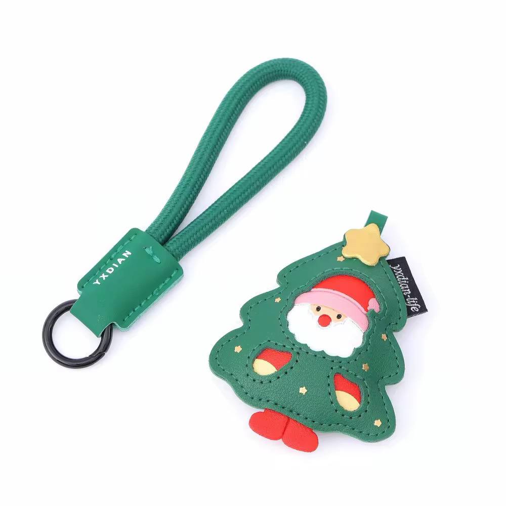 Santa and Reindeer bag charms / keychains