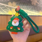 Santa and Reindeer bag charms / keychains